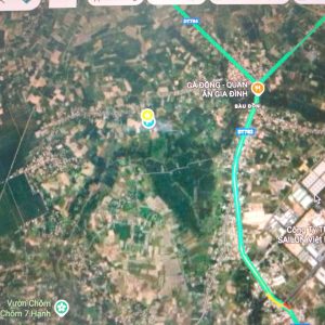 Vị trí khu nhà liền kề ở Bàu Đồn